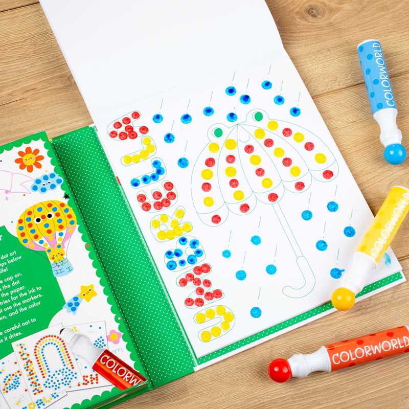 “Let’s Dot This!” 🎨✨ Jumbo Dot Art Coloring Kit by Editors of Silver Dolphin Books