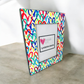 Floating hearts picture frame 8x10, holds 5x7 photo, romantic resin design for cherished memories.