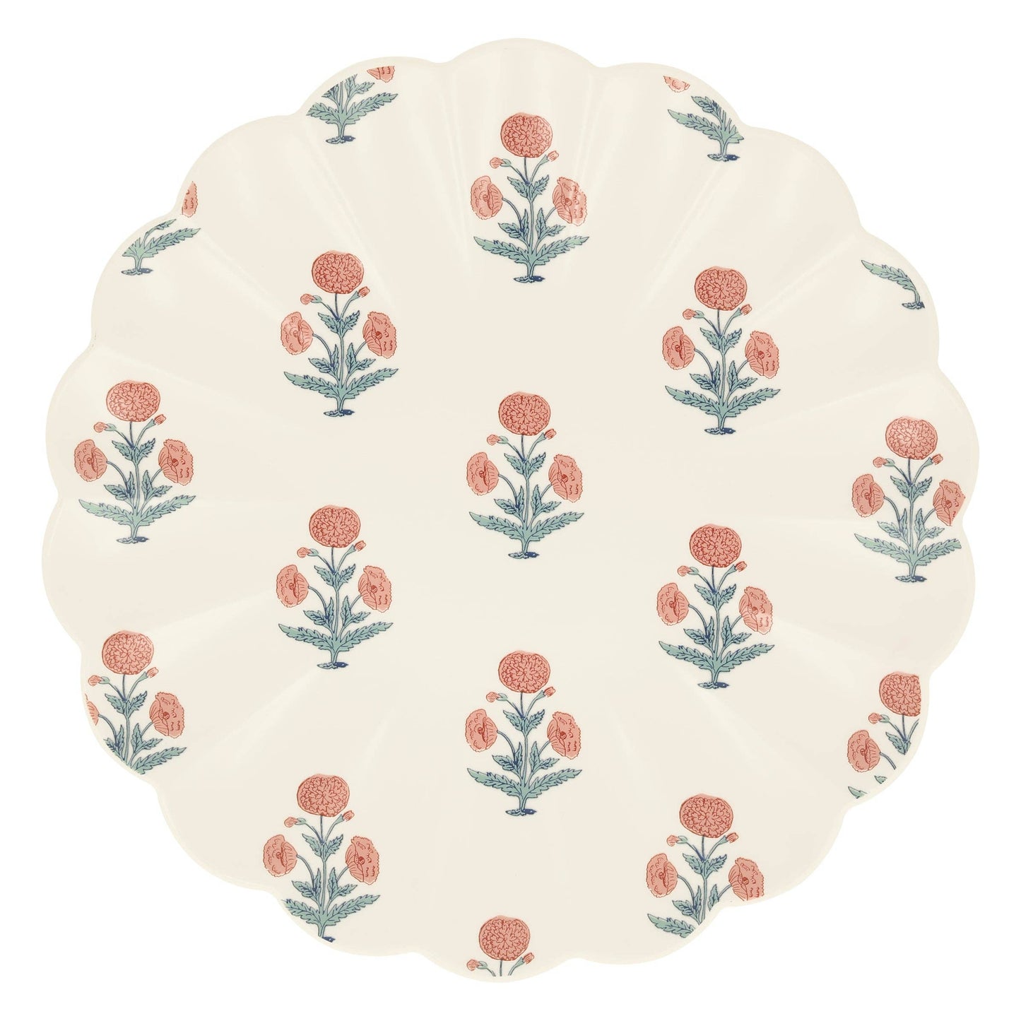 "Plated Perfection" 🌷 Reusable Floral Large Plates by Meri Meri