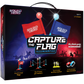 Glow Capture the Flag game set with light-up flags