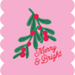 “Push Comes to Shove” 🎄 Christmas Mahjong Tile Pushers (Set of 2) by Girl Tribe Co