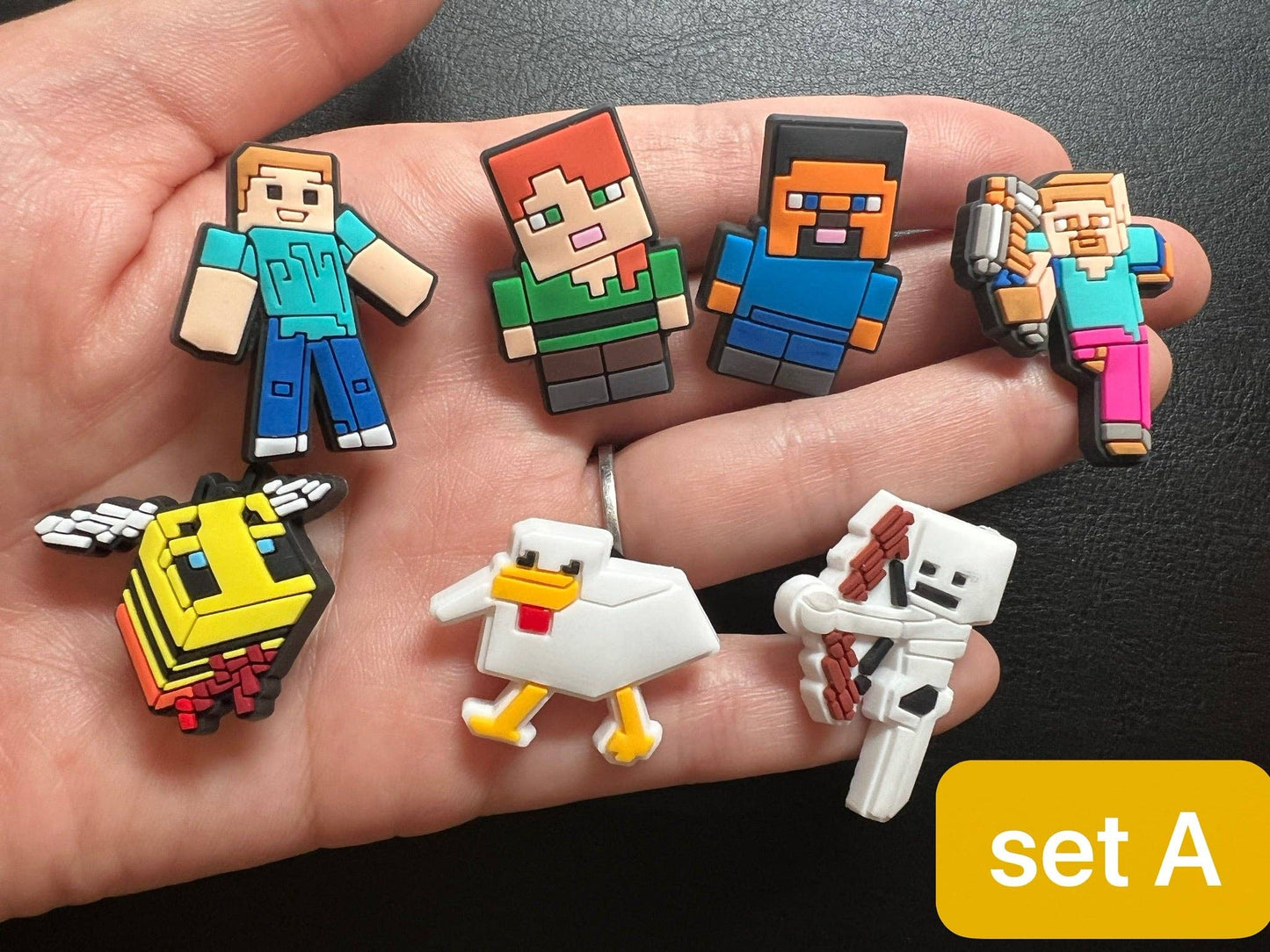 “Mine Your Style” ⛏️ Minecraft Croc Charms by JuliesDecal