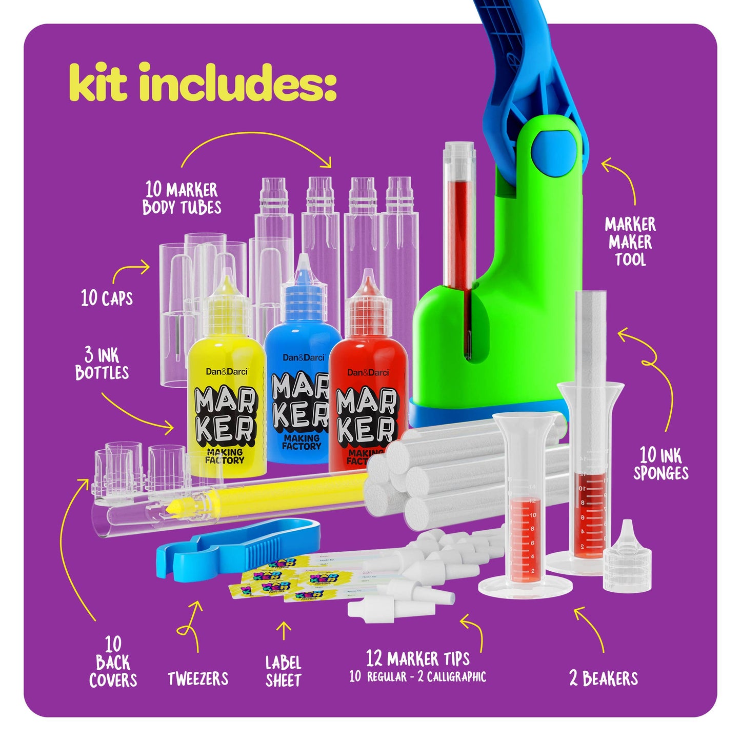 "Make Your Mark" 🖍️ DIY Marker Making Kit by Dan&Darci