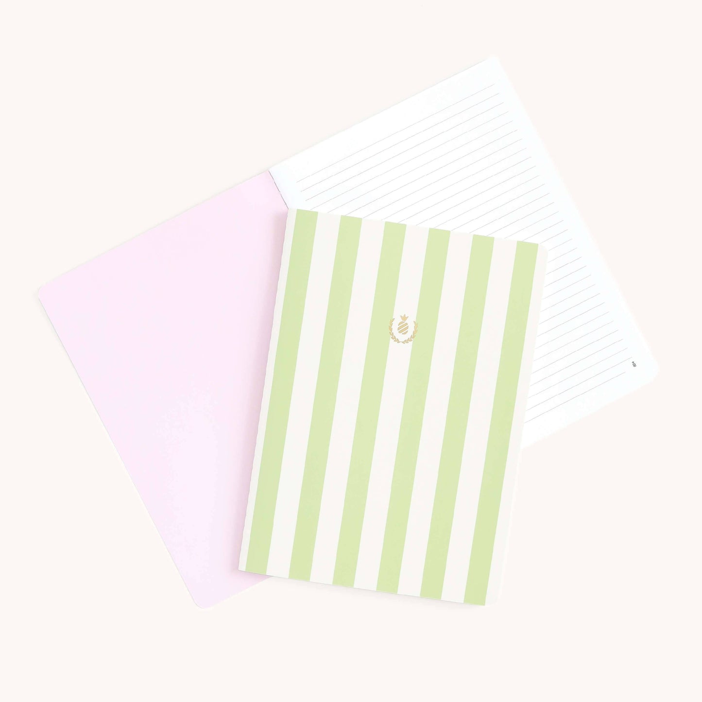 “The Standing Agenda” 📓 Striped Mid-Size Notebook for Work by Emily Ley