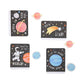 Classroom Valentine exchange set with planet theme