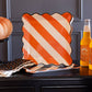 “Earning Your Stripes” 🖤 Halloween Striped Paper Plates (8 Count, 10") by My Mind's Eye