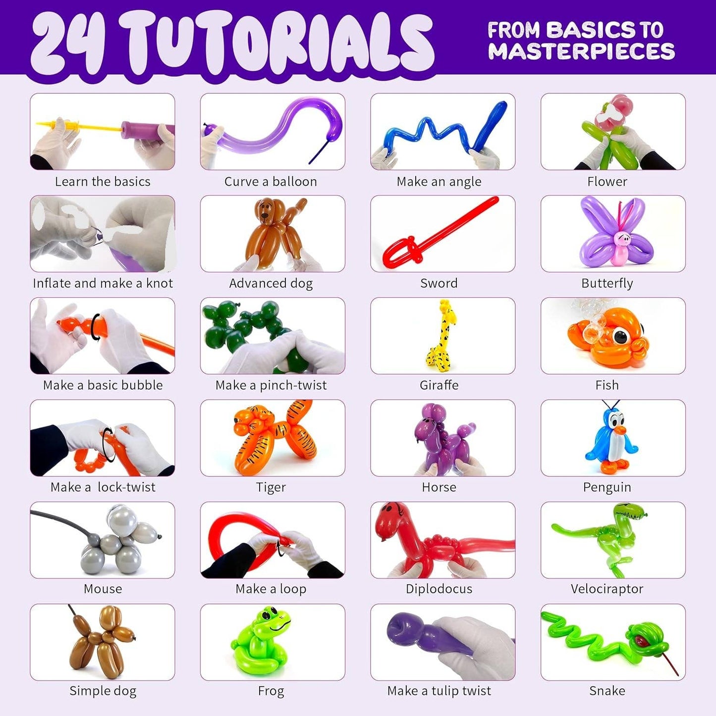 "Twist & Shout" 🎈 Balloon Animal Twisting Kit by Dan&Darci