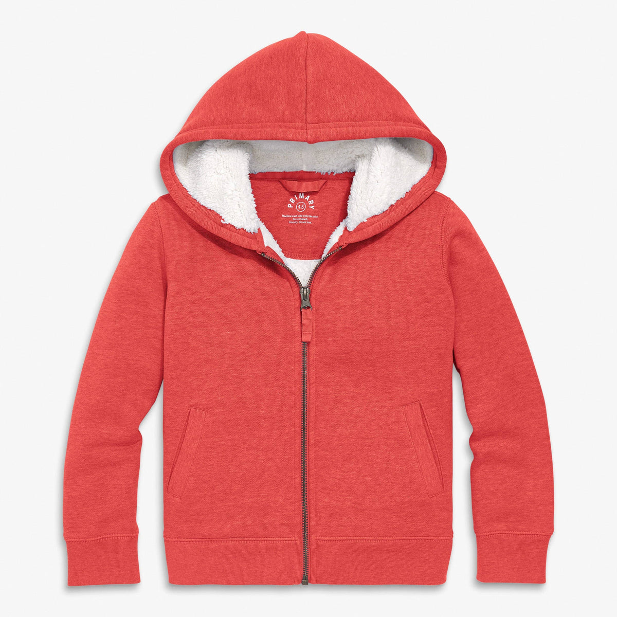 "Teddy Hugs" 🧸 Kids Fleece-Lined Zip Hoodie by Primary