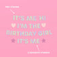 Pre-strung “It’s Me Hi” party banner – 5 ft each