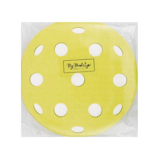 Pickleball-themed cocktail napkins designed to upgrade your gatherings with fun and vibrant decor. This set includes 24 paper napkins, each measuring 5 x 5 inches, perfect for pickleball enthusiasts and players of all levels. Add a touch of pickleball spirit to your parties and entertain with style using these unique napkins