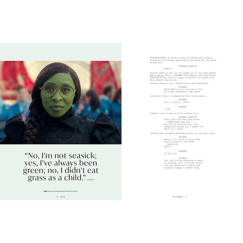 “Scripted” 💚 Wicked Movie Script Book