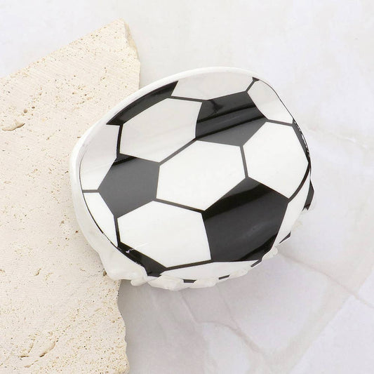 “Corner Kick” ⚽ Soccer Ball Hair Claw Clip by CGO