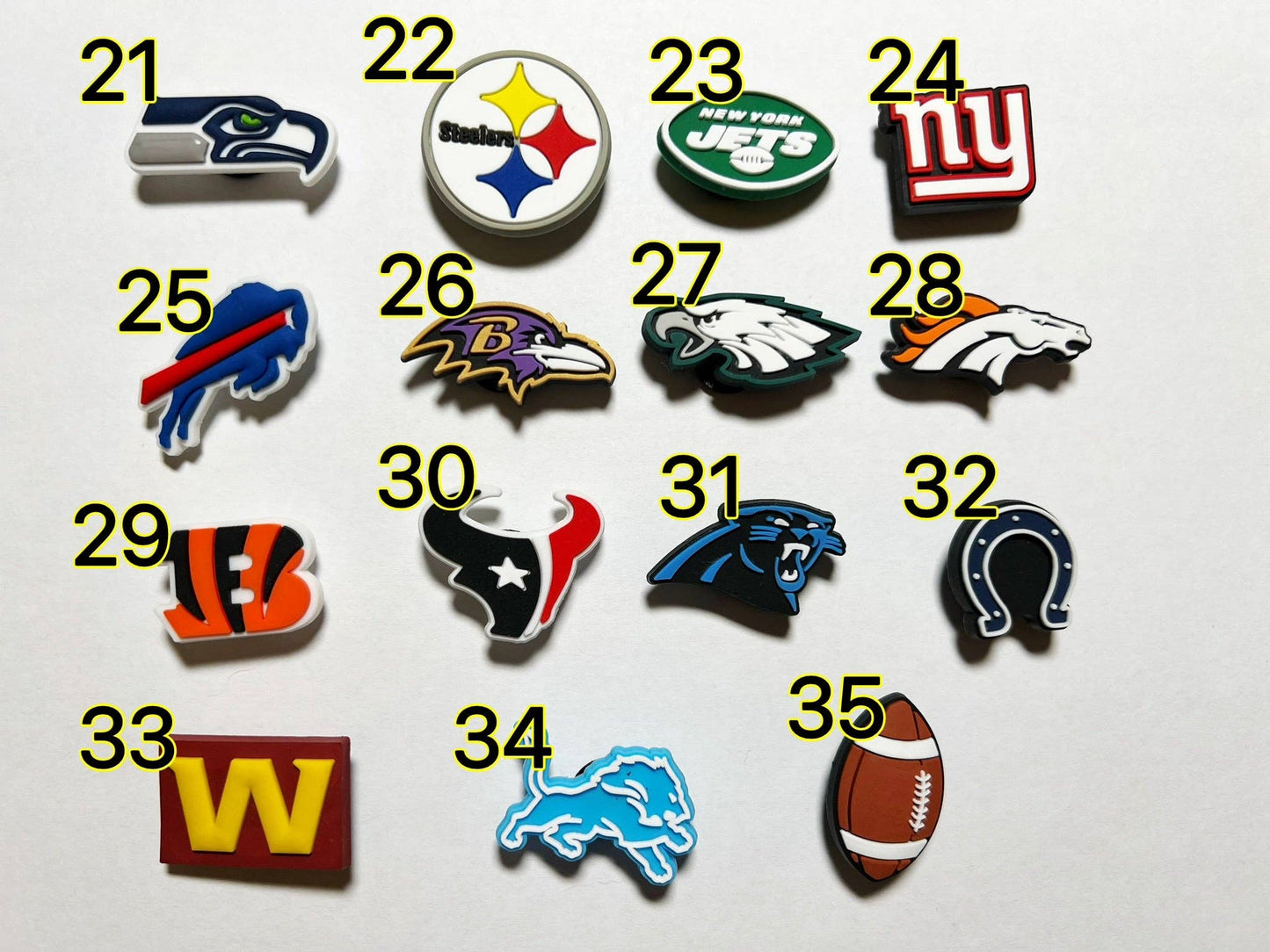 NFL shoe charm gift idea for Patriots lovers