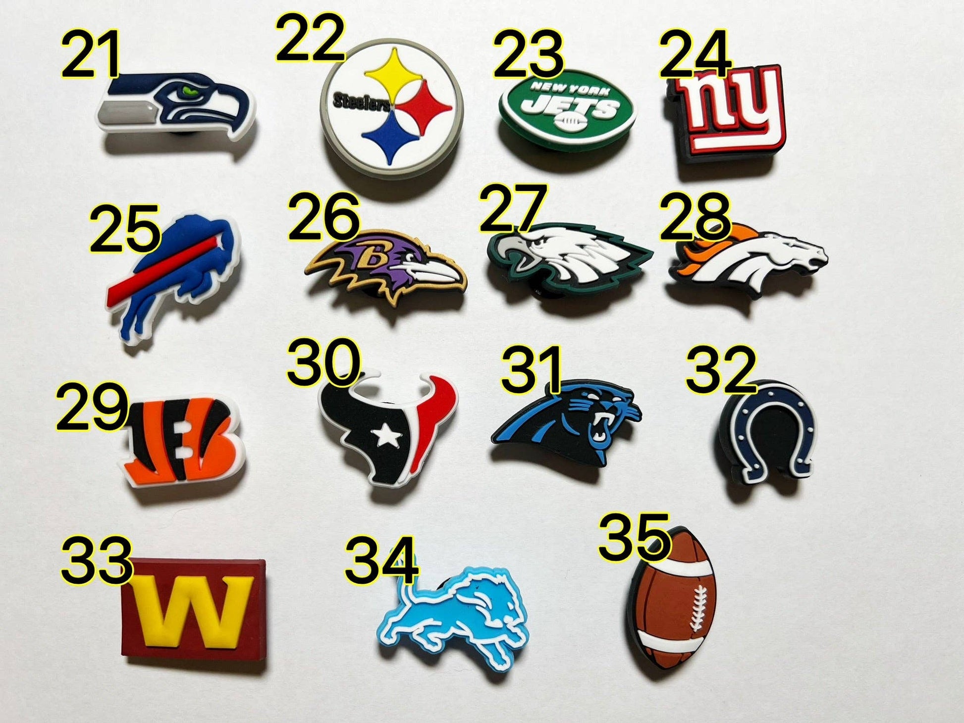 NFL shoe charm gift idea for Patriots lovers
