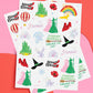 “Emerald City” 💚🩷 Wicked Witch Tats - 52 temporary tattoos kids