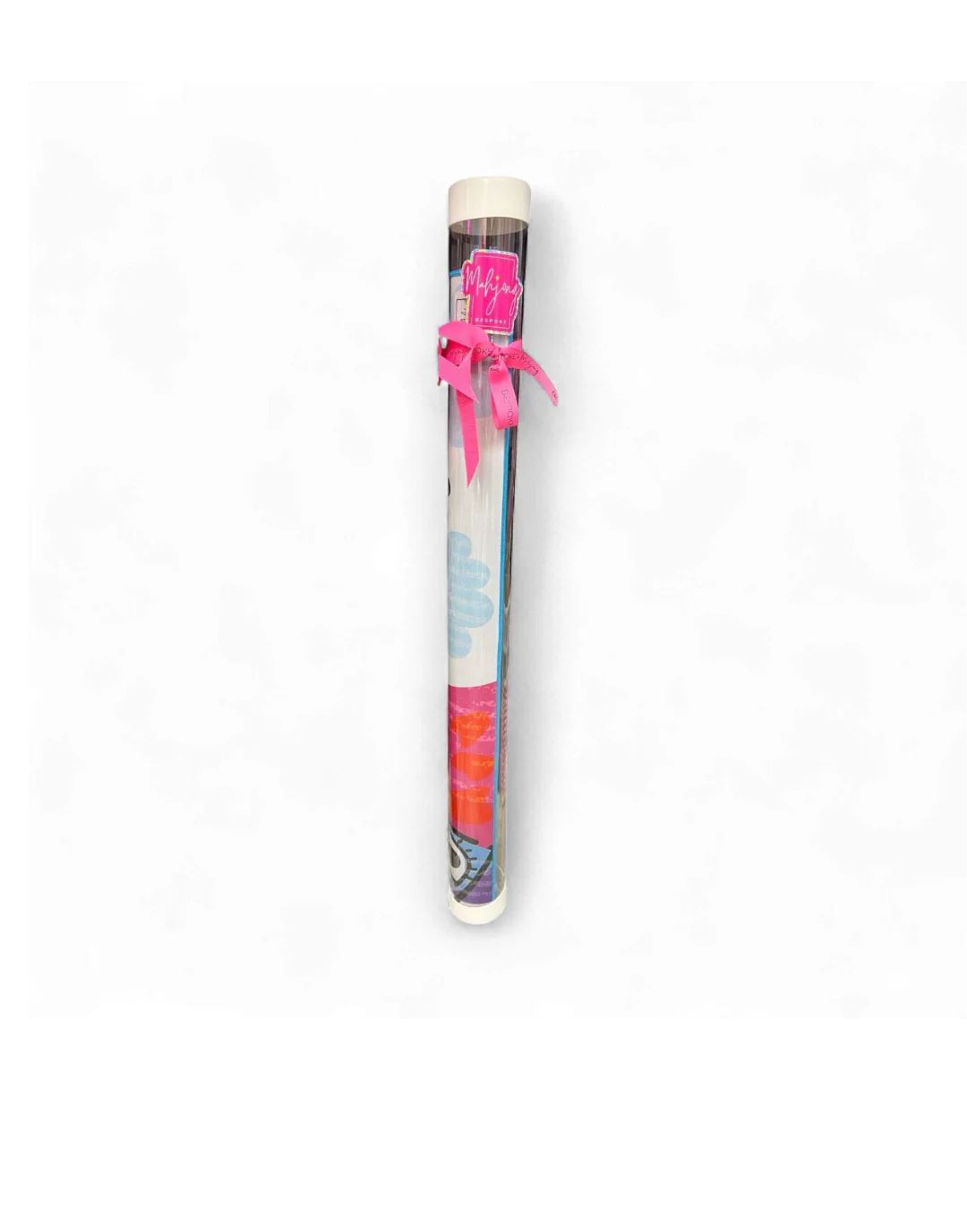 Non-slip neoprene Mahjong mat in cobalt blue