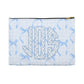 La Petit Bleu  🎀 Personalized Coquette Monogram Pencil or Skincare Pouch