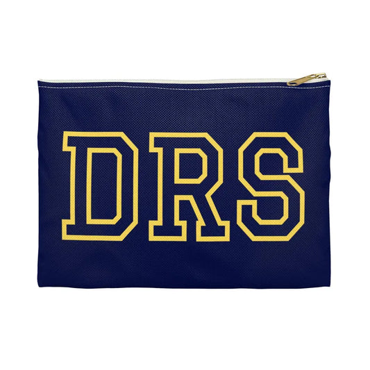 The Varsity Edit 🏈 Monogram Pencil and Makeup Pouch