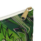 Off the Grid ✏️ Monogrammed Personalized Paisley Graffiti Pencil and Makeup Case
