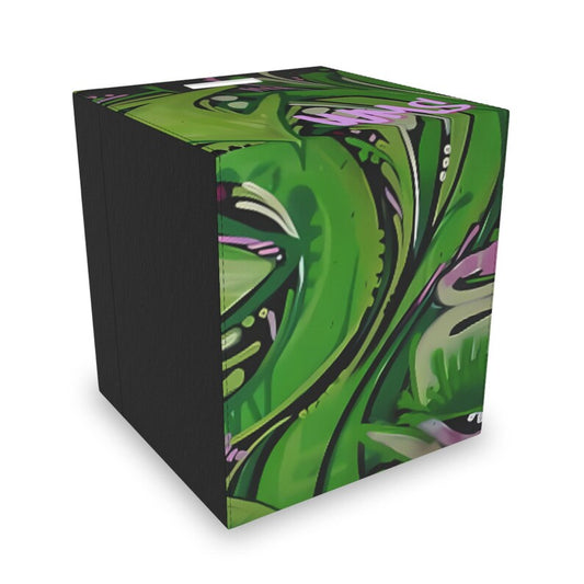 Off the Grid ✏️ Monogrammed Personalized Paisley Graffiti Storage Box