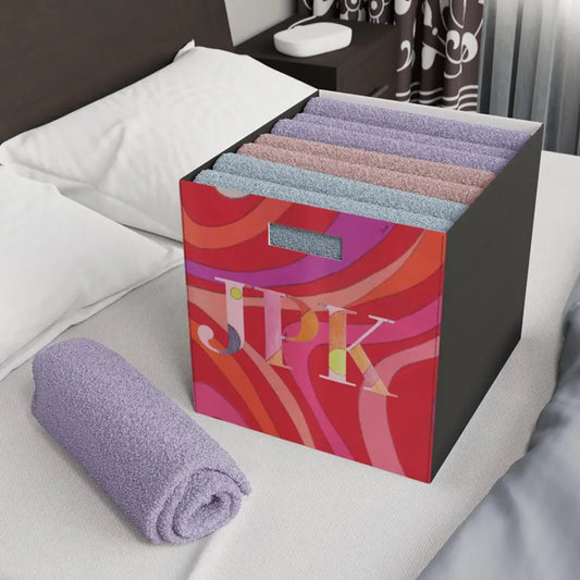 Maison Monogram 🌸 Pink Custom Personalized Storage Box