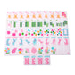 Engraved acrylic Mahjong tiles with colorful artwork