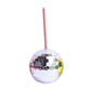 Packed Party Disco Drink™ 20 oz tumbler with spill-proof stopper, for hot or cold drinks, BPA-free.