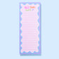 Best Mom Ever list pad set of 4, 4" x 10" with 100 lined sheets, magnet back, perfect for Mother's Day.