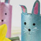 Classroom Easter craft with bunny cutouts