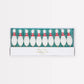 Bowling pin cake candles, 3D wax, pack of 10, 3 inches tall with wooden sticks