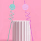 Reusable Smiley Straws – Fun Party Straws with Twisty Design & Happy Face Charms! 