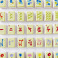 American Mahjong tile set with 160 vibrant tiles
